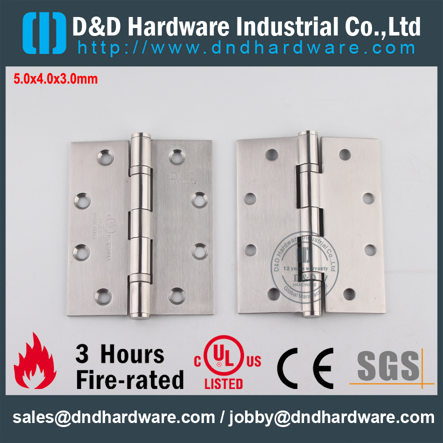 Grade316 المعمرة Ul النار تصنيف 2 كروي المفصلي لباب الخشب Ddss005 Fr 5x4x3 0mm شراء باب الخشب المفصلي 2 الكرة تحمل المفصلي Ul R38013 باب المفصلي D D Hardware المنتج على