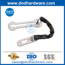 قفل سلسلة أمان للباب من الفولاذ المقاوم للصدأ الصلب الفضي- DDDG003